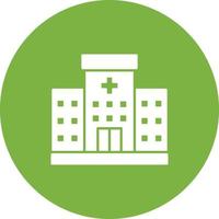 icono de vector de hospital