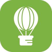 Hot Air Balloon Vector Icon