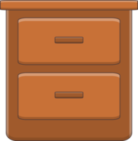 wooden cabinet object png