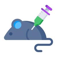 vector diseño de ratones prueba
