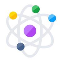 An icon design of science vector