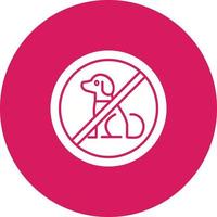 No Pets Vector Icon