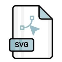 An amazing vector icon of SVG file, editable design