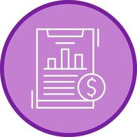 Financial Analytics Vector Icon