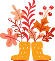 Herbst Luxus Blumen- elegant Element Illustration png
