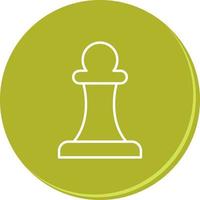 Unique Pawn Vector Icon