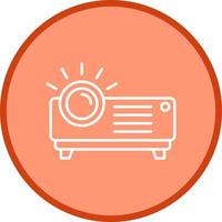 icono de vector de proyector