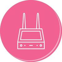 Unique Router Vector Icon