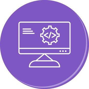 Unique Code Optimization Vector Icon