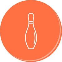 Bowling Pin Vector Icon