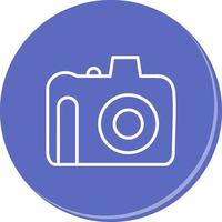 Unique DSLR Camera Vector Icon