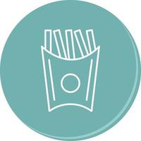 Unique French Fries Vector Icon