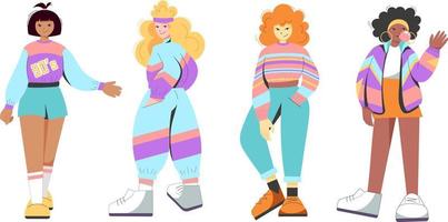 90s Fashion Vector Art, Icons, and Graphics for Free Download