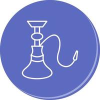 Unique Hookah Vector Icon