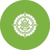 Bug Target Vector Icon