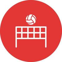 Beach Volleyball Vector Icon