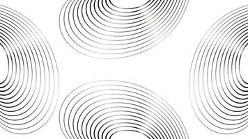 Golden arch line pattern on a white background. Abstract background design template vector