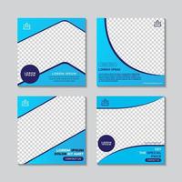 editable social medios de comunicación enviar modelo. elegante rebaja y promocional web bandera. azul color tema volantes diseño. adecuado para cuidado de la salud y médico negocio. nadie lata utilizar esta diseño fácilmente. vector