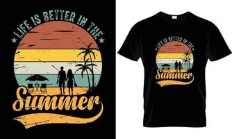 Summer T - Shirt Design vector