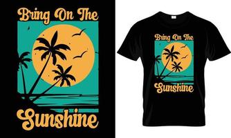 Summer T - Shirt Design vector