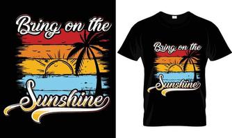 SUMMER T - SHIRT DESIGN vector