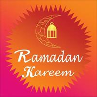 Ramadan Kareem poster background vector illustration design Greeting Card. Social Media post template Ramadhan Mubarak. Happy  Holy Ramadan. The month of fasting for Muslims