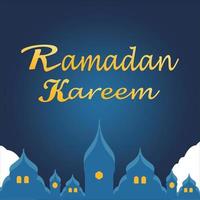 Ramadán kareem póster antecedentes vector ilustración diseño saludo tarjeta. social medios de comunicación enviar modelo ramadhan mubarak. contento santo Ramadán. el mes de rápido para musulmanes