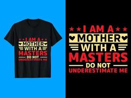 Mom Love, Vector, Typography T-Shirt Design vector