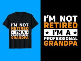 Grandpa, Typography, vector, T-Shirt Design vector