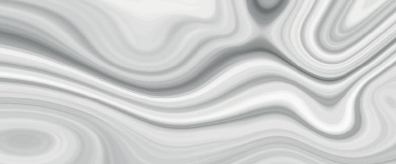 Abstract flowing liquid curve line in grey silver black metallic. Glossy pattern cool background textures. Beautiful drawing with the divorces and wavy lines in gray tones.