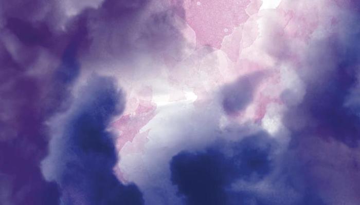 Abstract colorful background. Colorful acrylic watercolor grunge paint background. Outer space. Frost and lights background. Nebula and stars in space