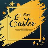 Abstract Easter Egg design vector. Flat Design Happy Easter Day vector