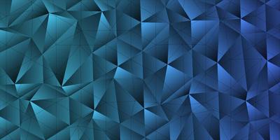 Dark blue abstract polygonal texture. Abstract geometric background, triangle pattern. Elegant bright polygonal illustration with gradient. Textured pattern for background. Geometric background. photo