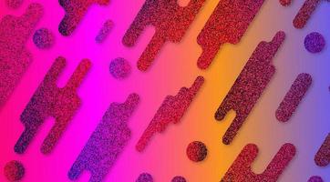 colorful geometric rounded shapes. dynamic shapes composition. background with squares. shapes with trendy gradients composition. photo