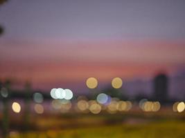 Abstract circular bokeh nature background photo