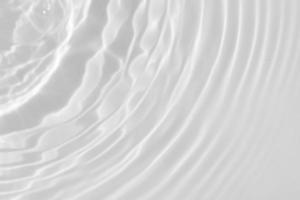 Abstract white transparent water shadow surface texture natural ripple background photo