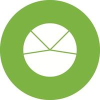 Pie Chart Analysis Vector Icon