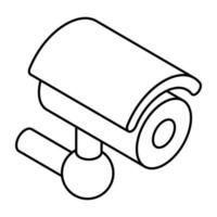 A perfect design icon of cctv camera vector