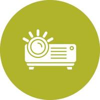 icono de vector de proyector