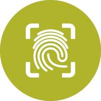 Finger Print Vector Icon