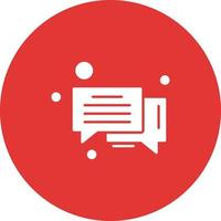 Message Bubble Vector Icon