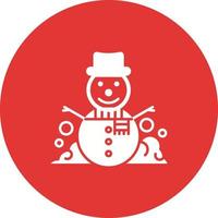 Snowman Vector Icon