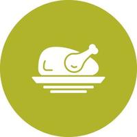 icono de vector de pollo