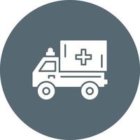 icono de vector de ambulancia