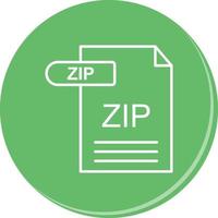 ZIP Vector Icon