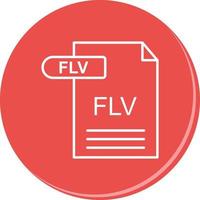 FLV Vector Icon