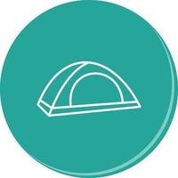 icono de vector de campamento