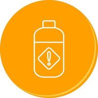 Pesticide Bottle Vector Icon