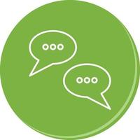 Conversation Bubbles Vector Icon