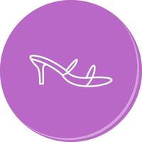 Stylish Sandals Vector Icon